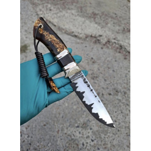 САМОРОДОК ніж ручної роботи майстра Павла Гончаренка, сталь - К390™ в ламінаті 64 HRC. Photo 3